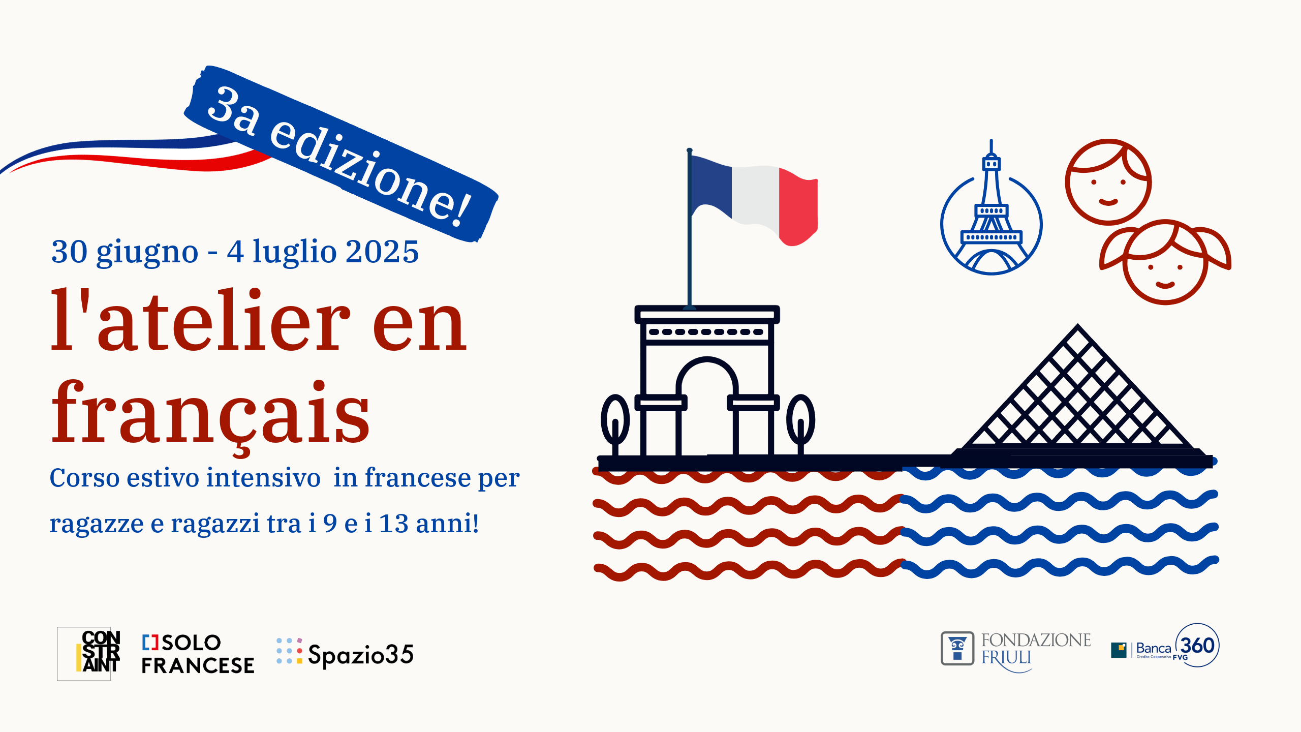 Atelier-7 centro estivo udine atelier en francais 2025 summer camp udine
